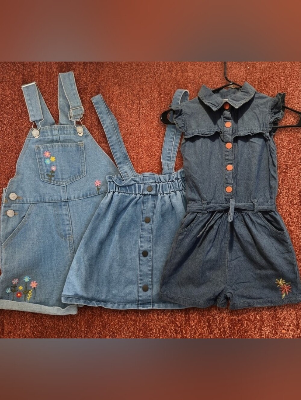 Toddler Girls Denim Bundle Size 6 / 6X - 3pc Set (SHEIN & Little Lass)